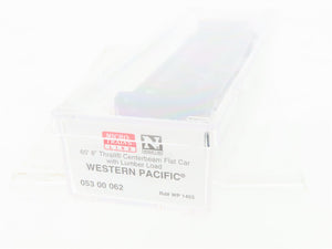 N Micro-Trains MTL 05300062 WP Western Pacific Centerbeam Flat Car #1403 w/ Load