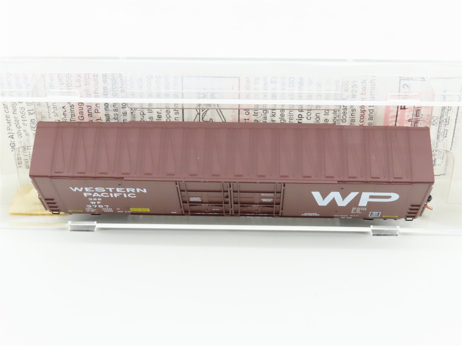 N Scale Micro-Trains MTL 102050 WP Western Pacific 60' Excess Height Boxcar 3767