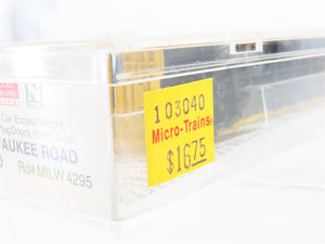 N Micro-Trains MTL 103040 MILW Milwaukee Road 60' Excess Height Box Car #4295