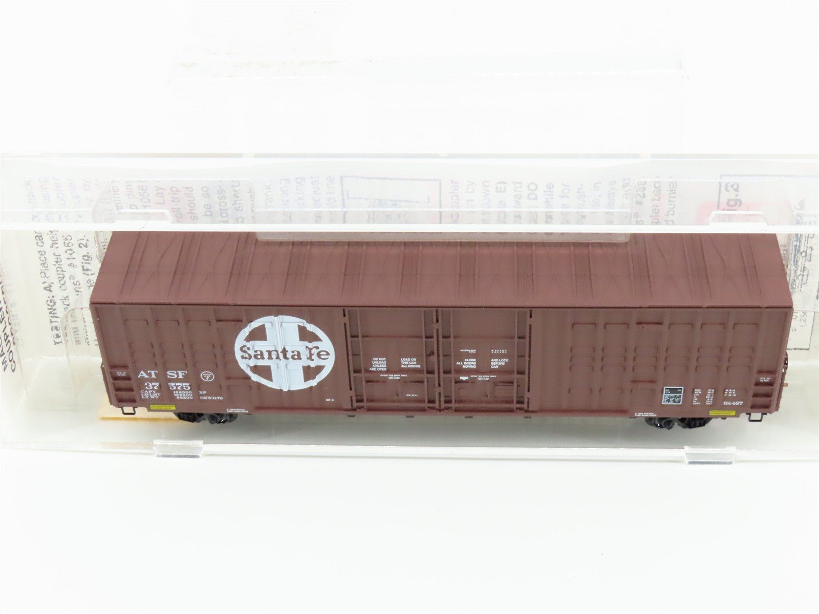 N Scale Micro-Trains MTL 103030 ATSF Santa Fe 60' Excess Height Box Car #37575