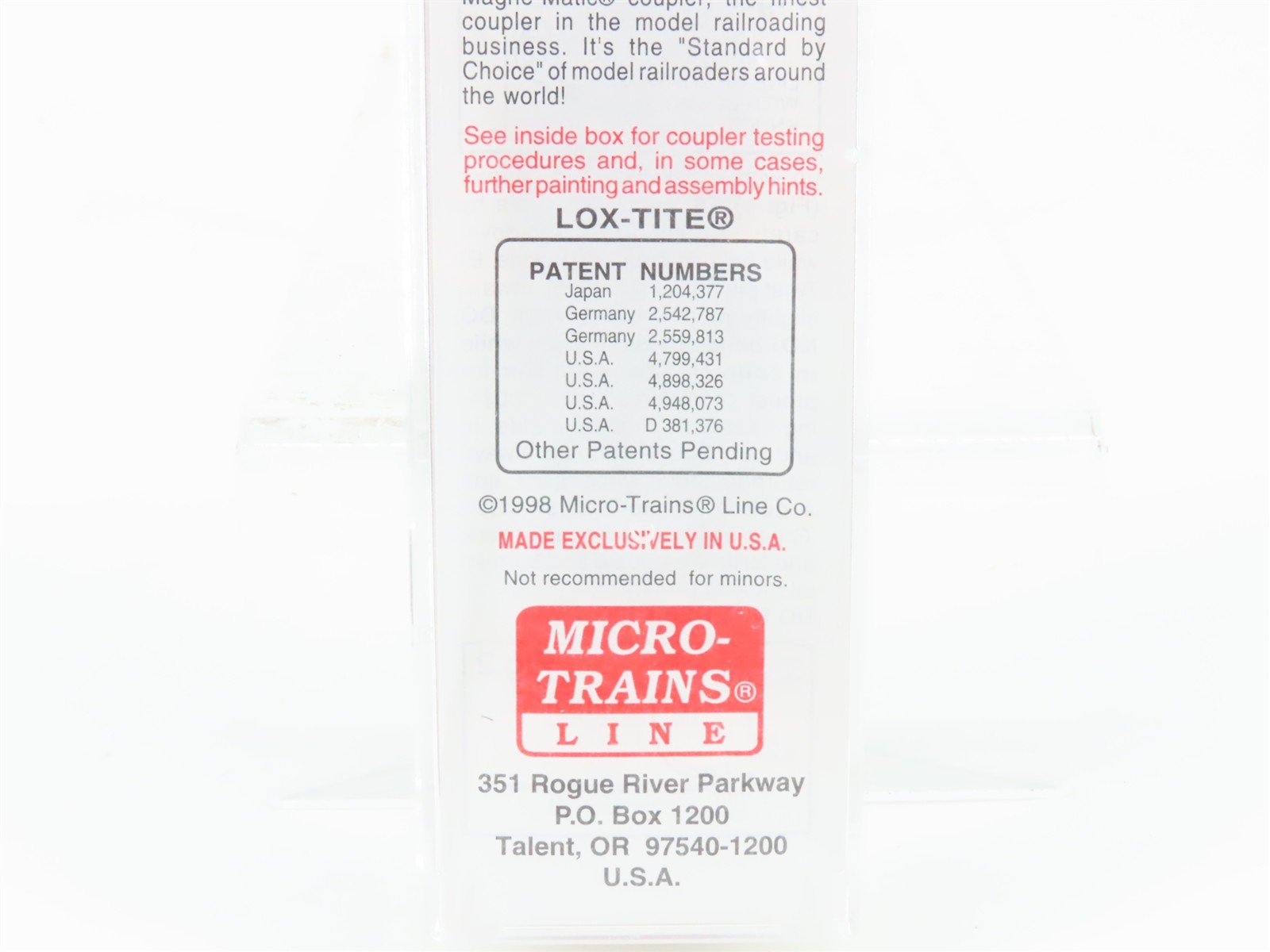 N Micro-Trains MTL 102040 NW Norfolk & Western 60' Excess Height Box Car #605000
