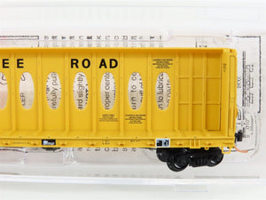 N Micro-Trains MTL 53050 MILW Milwaukee Road Thrall Centerbeam Flat Car #63035