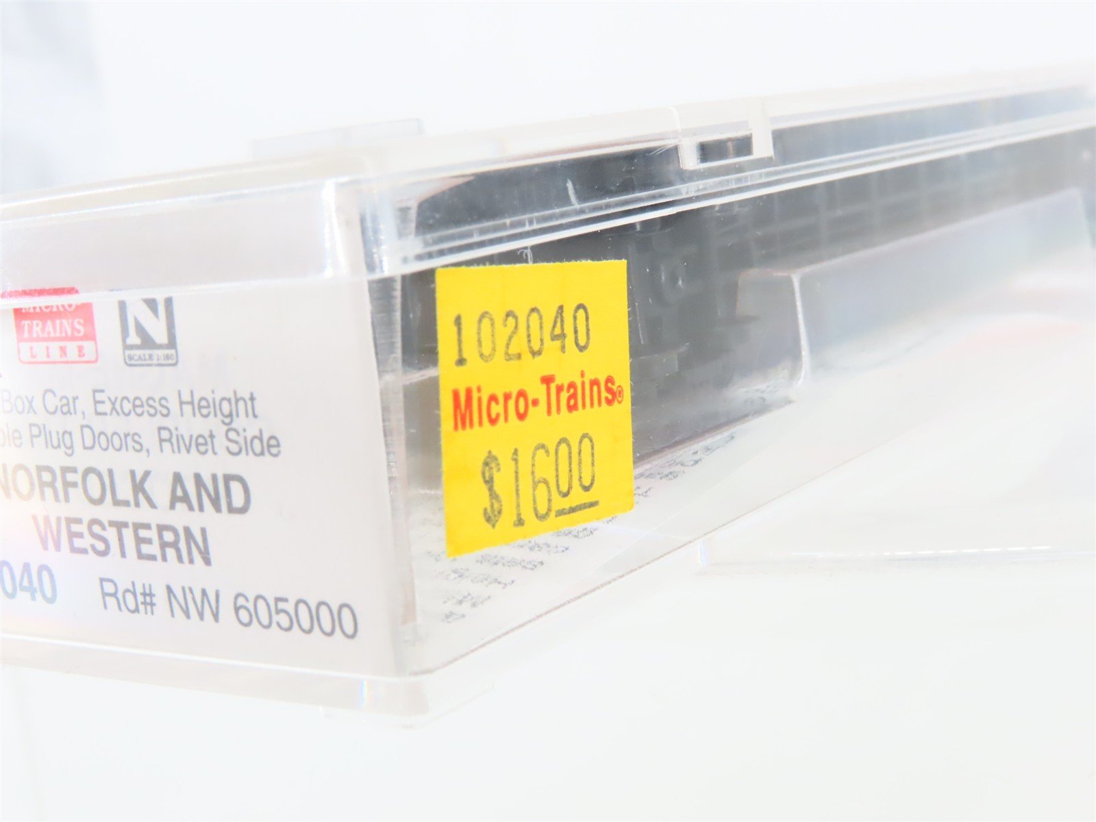 N Micro-Trains MTL 102040 NW Norfolk & Western 60' Excess Height Box Car #605000