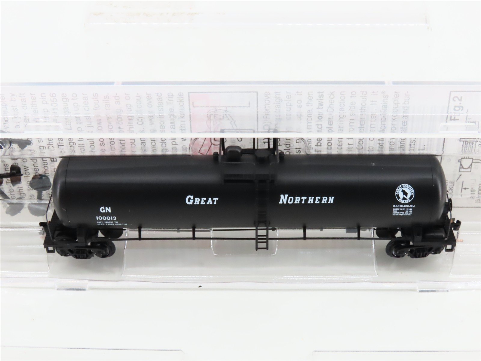 N Micro-Trains MTL 110050 GN Great Northern 56' General Service Tank Car #100013