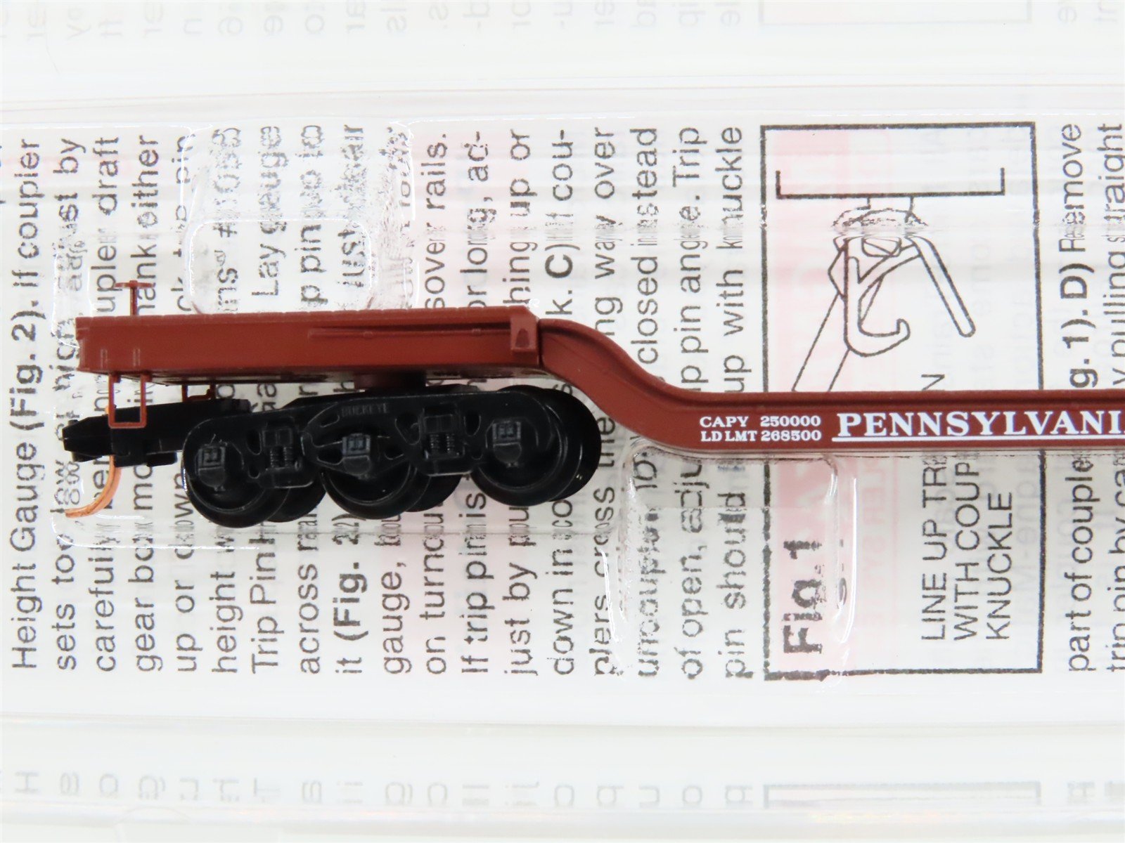 N Micro-Trains MTL 109010 PRR Pennsylvania Depressed Center Flat Car #470016