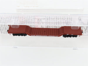 N Micro-Trains MTL 109010 PRR Pennsylvania Depressed Center Flat Car #470016