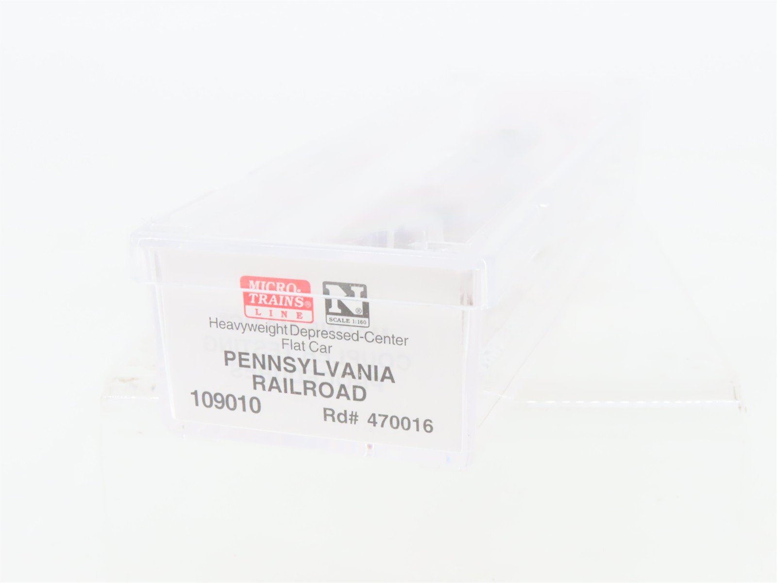N Micro-Trains MTL 109010 PRR Pennsylvania Depressed Center Flat Car #470016
