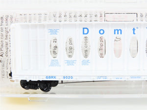 N Scale Micro-Trains MTL 53510 GBRX Domtar Gypsum Center Partition Flat Car 9020