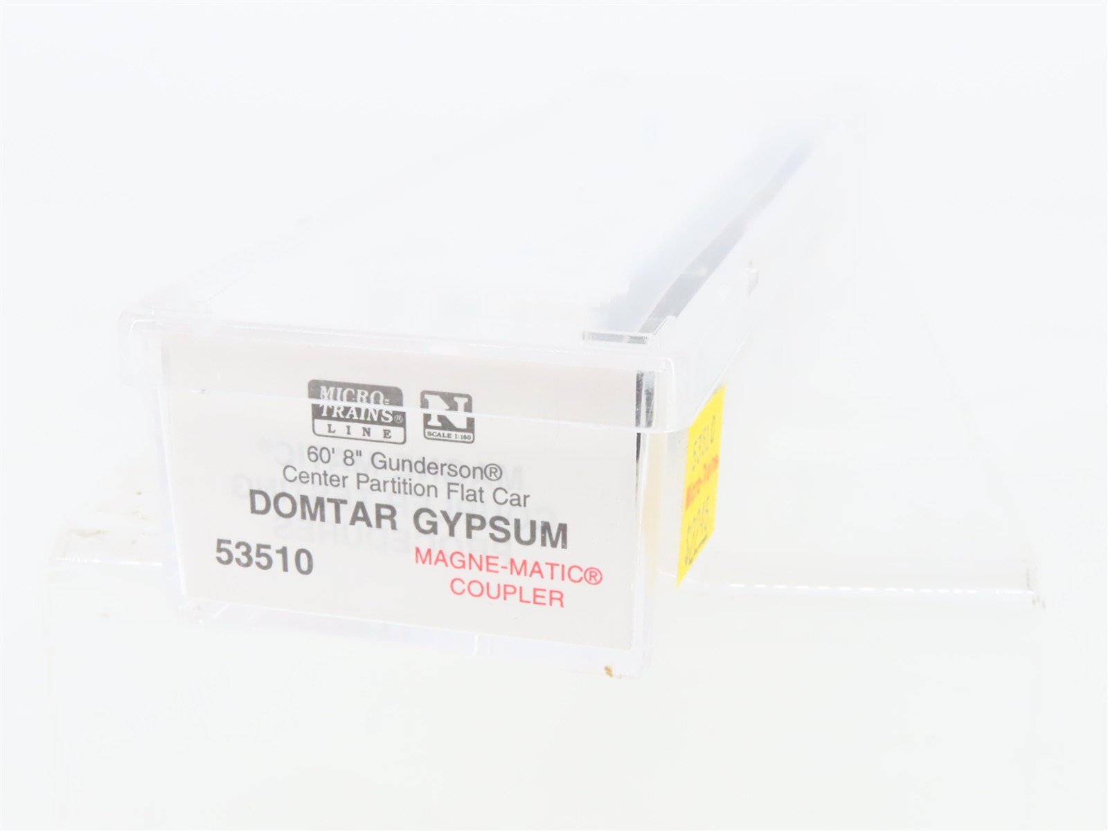 N Scale Micro-Trains MTL 53510 GBRX Domtar Gypsum Center Partition Flat Car 9020