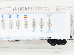 N Scale Micro-Trains MTL 53510 GBRX Domtar Gypsum Center Partition Flat Car 9020