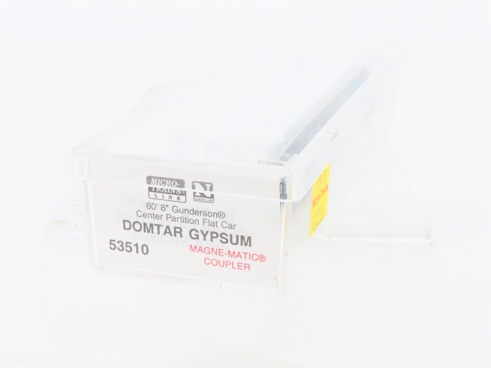 N Scale Micro-Trains MTL 53510 GBRX Domtar Gypsum Center Partition Flat Car 9020