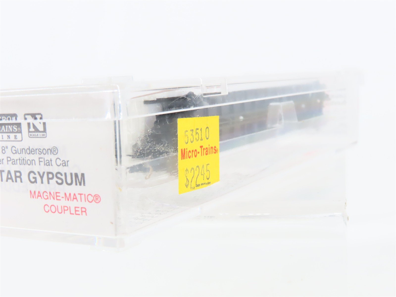 N Scale Micro-Trains MTL 53510 GBRX Domtar Gypsum Center Partition Flat Car 9020