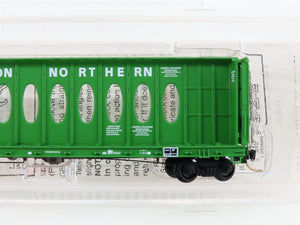 N Scale Micro-Trains MTL 53010 BN Burlington Northern Centerbeam Flat Car 624469