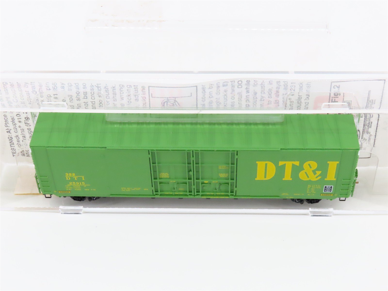 N Scale Micro-Trains MTL 102010 DT&I 60' Excess Height Box Car #25915