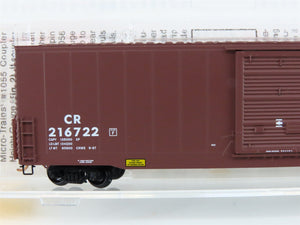 N Scale Micro-Trains MTL 104040 CR Conrail 60' Excess Height Box Car #216722