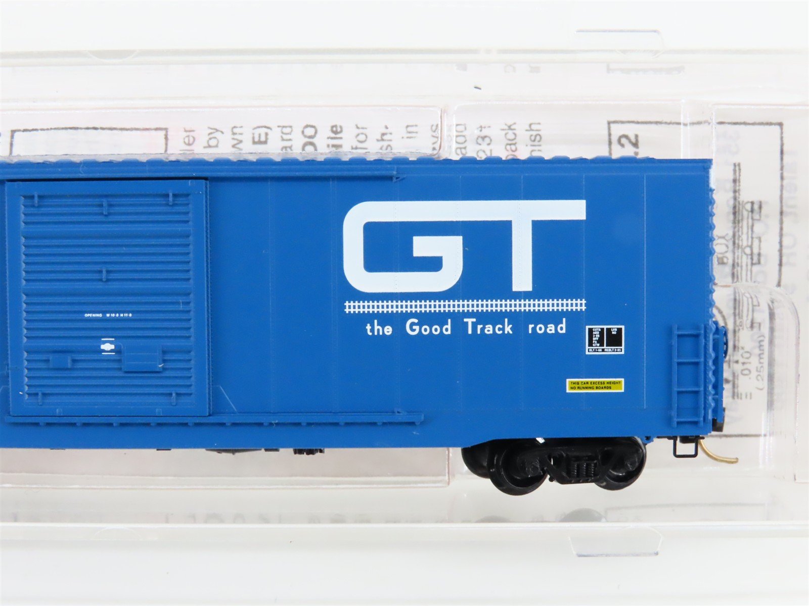 N Scale Micro-Trains MTL 104010 GTW 60' Excess Height Box Car #384063