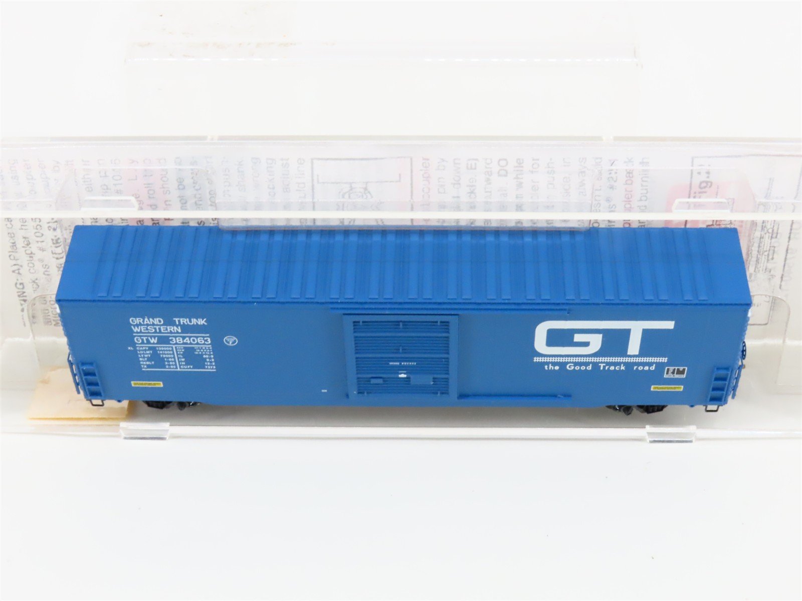 N Scale Micro-Trains MTL 104010 GTW 60' Excess Height Box Car #384063