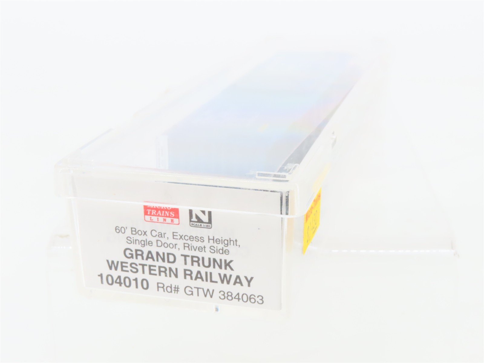 N Scale Micro-Trains MTL 104010 GTW 60' Excess Height Box Car #384063
