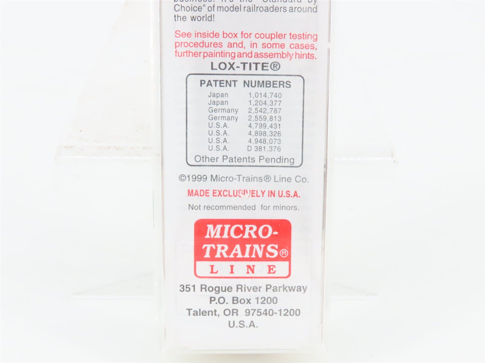 N Scale Micro-Trains MTL 104020 PC Penn Central 60' Excess Height Boxcar #278655