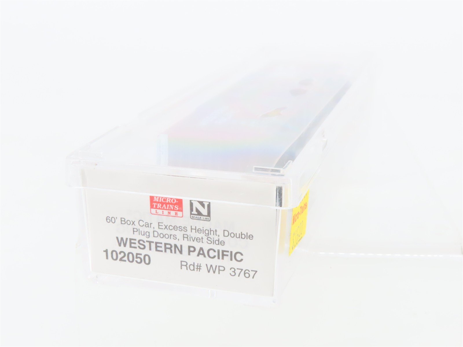 N Scale Micro-Trains MTL 102050 WP Western Pacific 60' Excess Height Boxcar 3767
