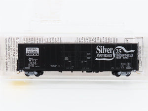 N Micro-Trains MTL 102030 MTL Silver Anniversary 60' Excess Height Box Car #1172