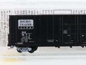 N Micro-Trains MTL 102030 MTL Silver Anniversary 60' Excess Height Box Car #1172