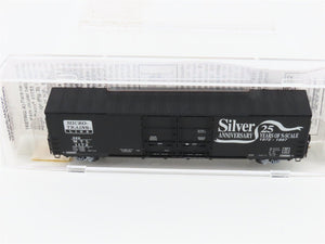 N Micro-Trains MTL 102030 MTL Silver Anniversary 60' Excess Height Box Car #1172