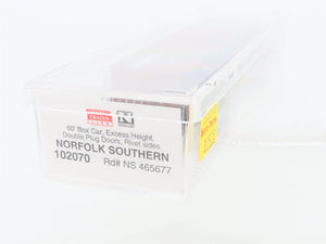 N Micro-Trains MTL 102070 NS Norfolk Southern 60' Excess Height Box Car #465677