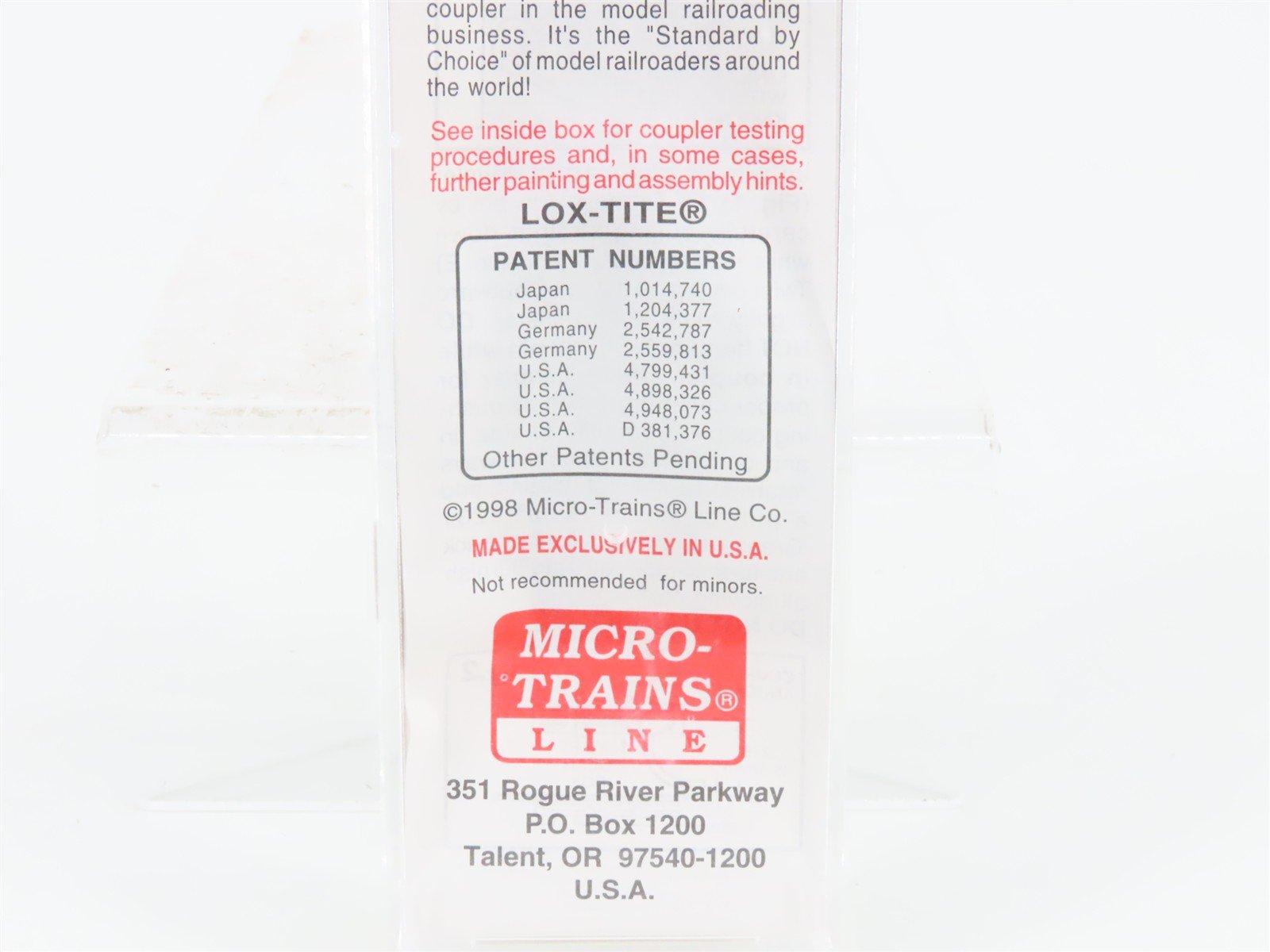 N Scale Micro-Trains MTL 102050 WP Western Pacific 60' Excess Height Boxcar 3767