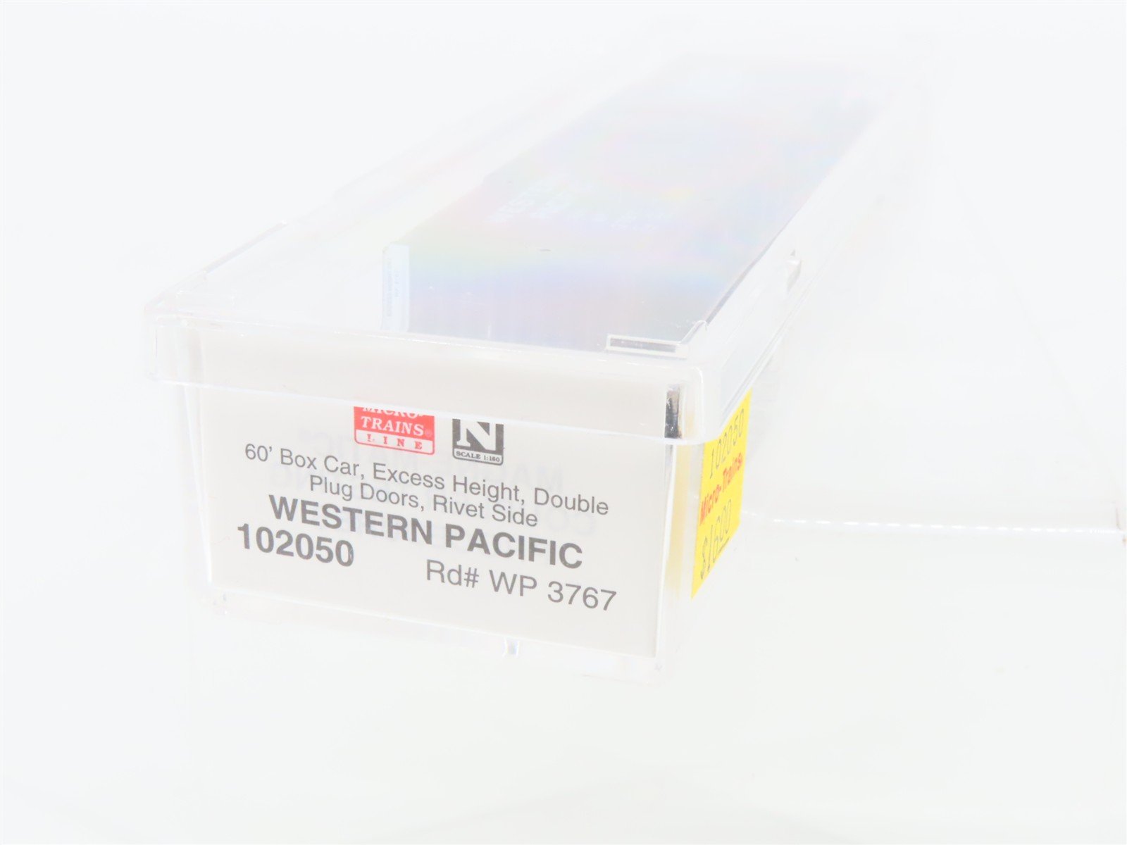 N Scale Micro-Trains MTL 102050 WP Western Pacific 60' Excess Height Boxcar 3767