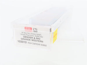 N Scale Micro-Trains MTL 103010 D&RGW Rio Grande 60' Excess Height Boxcar #63892