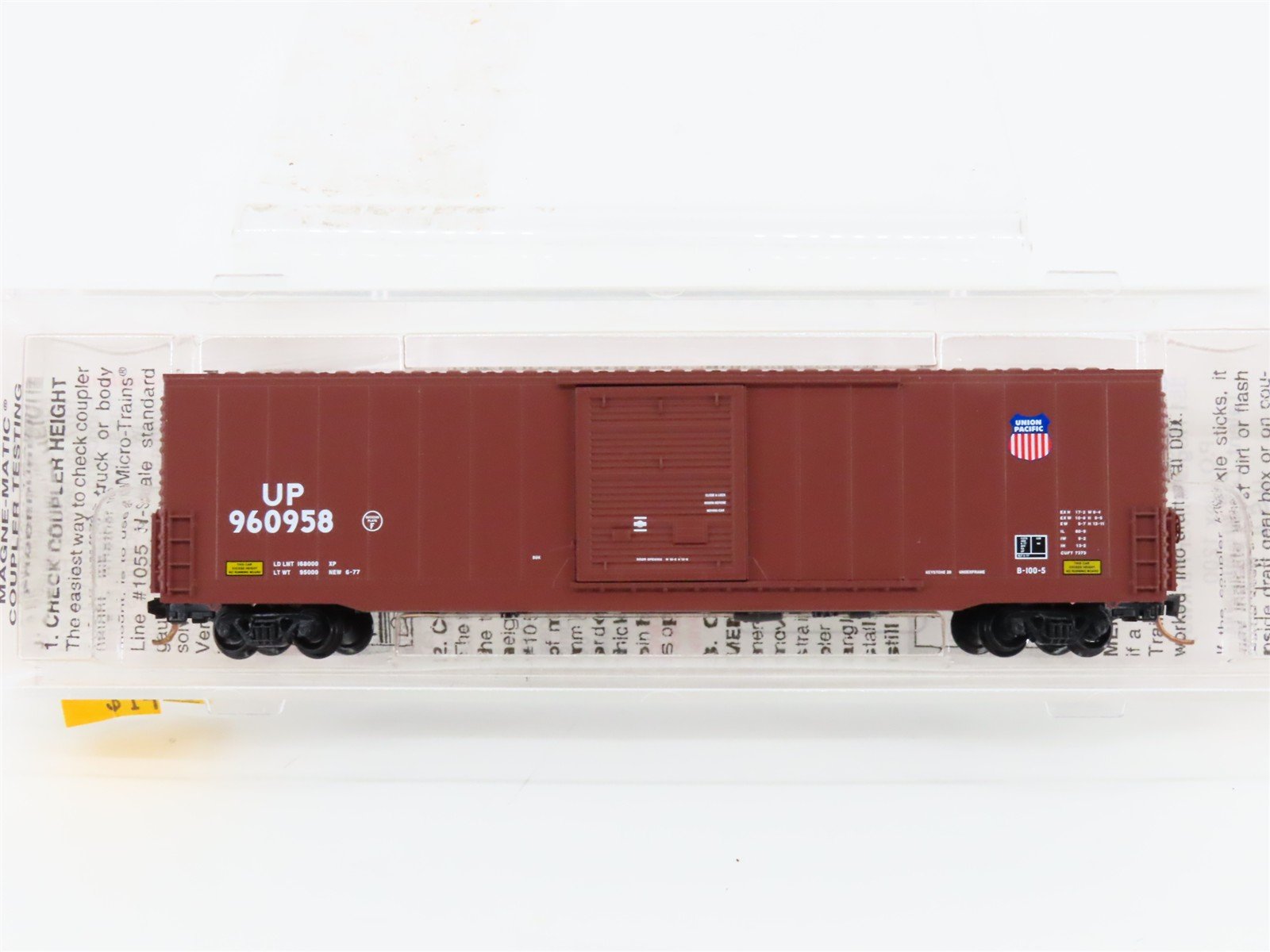 N Scale Micro-Trains MTL 104030 UP Union Pacific 60' Excess Height Boxcar 960958