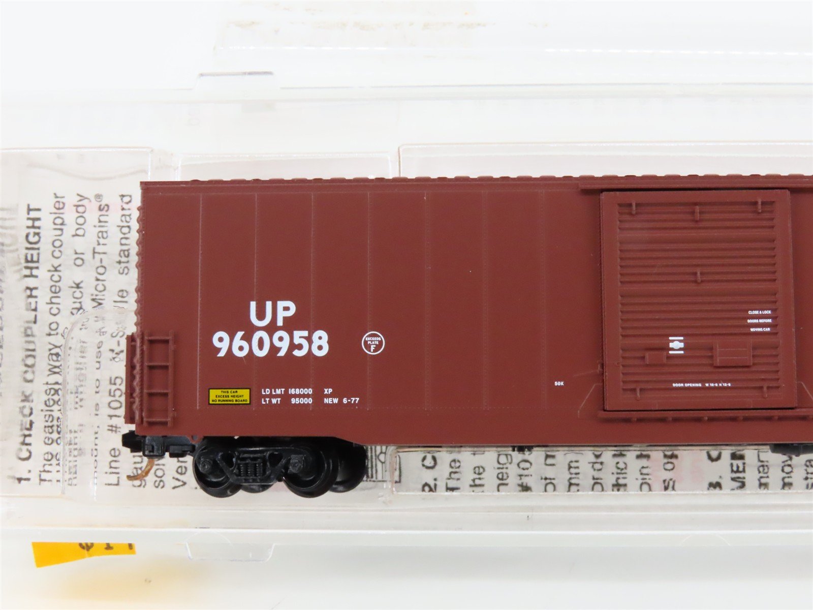 N Scale Micro-Trains MTL 104030 UP Union Pacific 60' Excess Height Boxcar 960958
