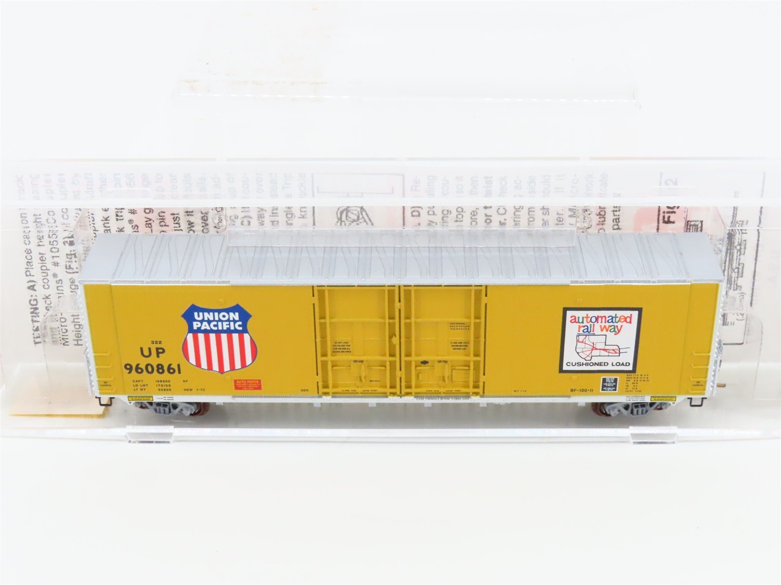 N Scale Micro-Trains MTL 102020 UP Union Pacific 60' Excess height Boxcar 960861