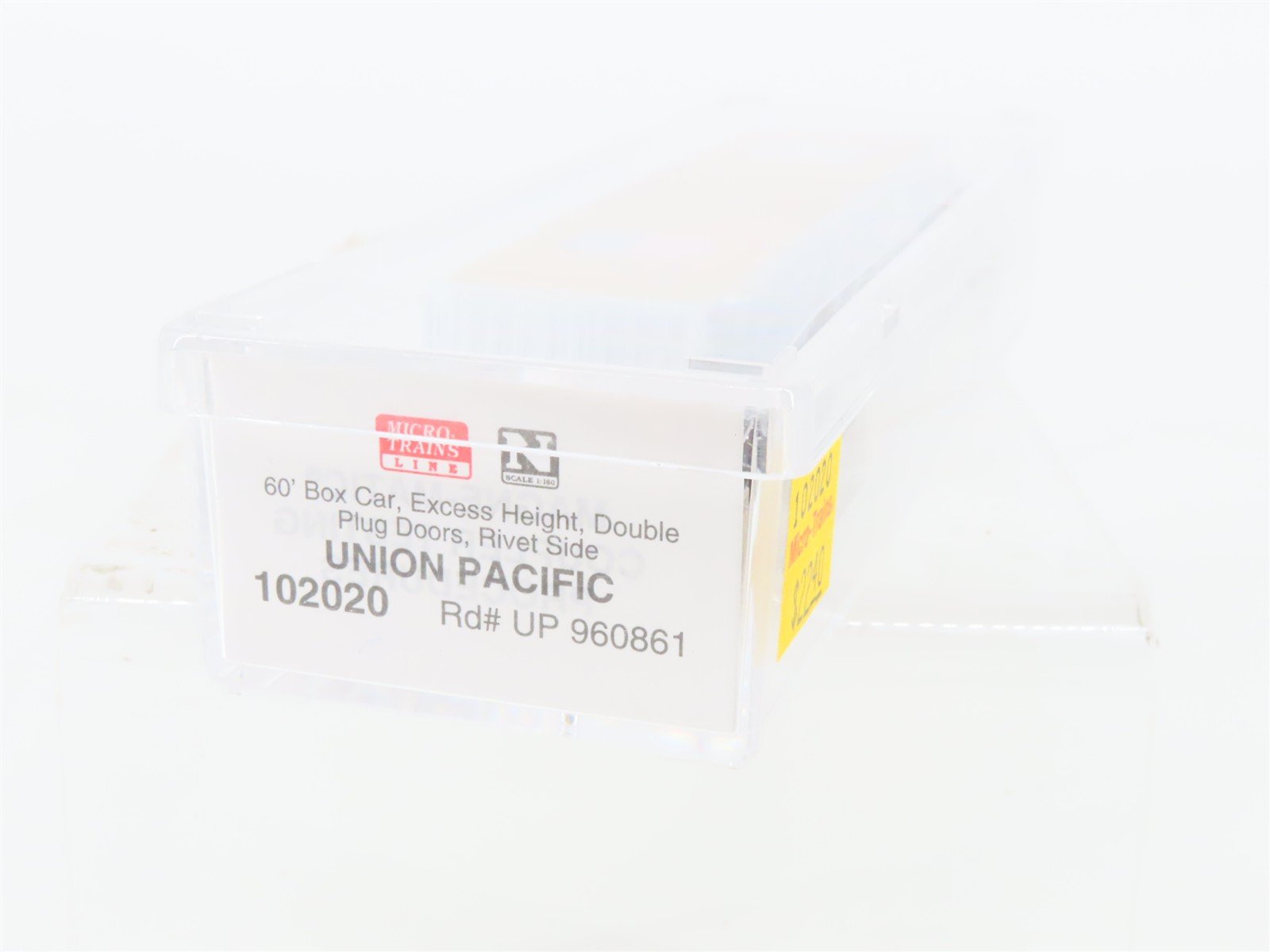 N Scale Micro-Trains MTL 102020 UP Union Pacific 60' Excess height Boxcar 960861