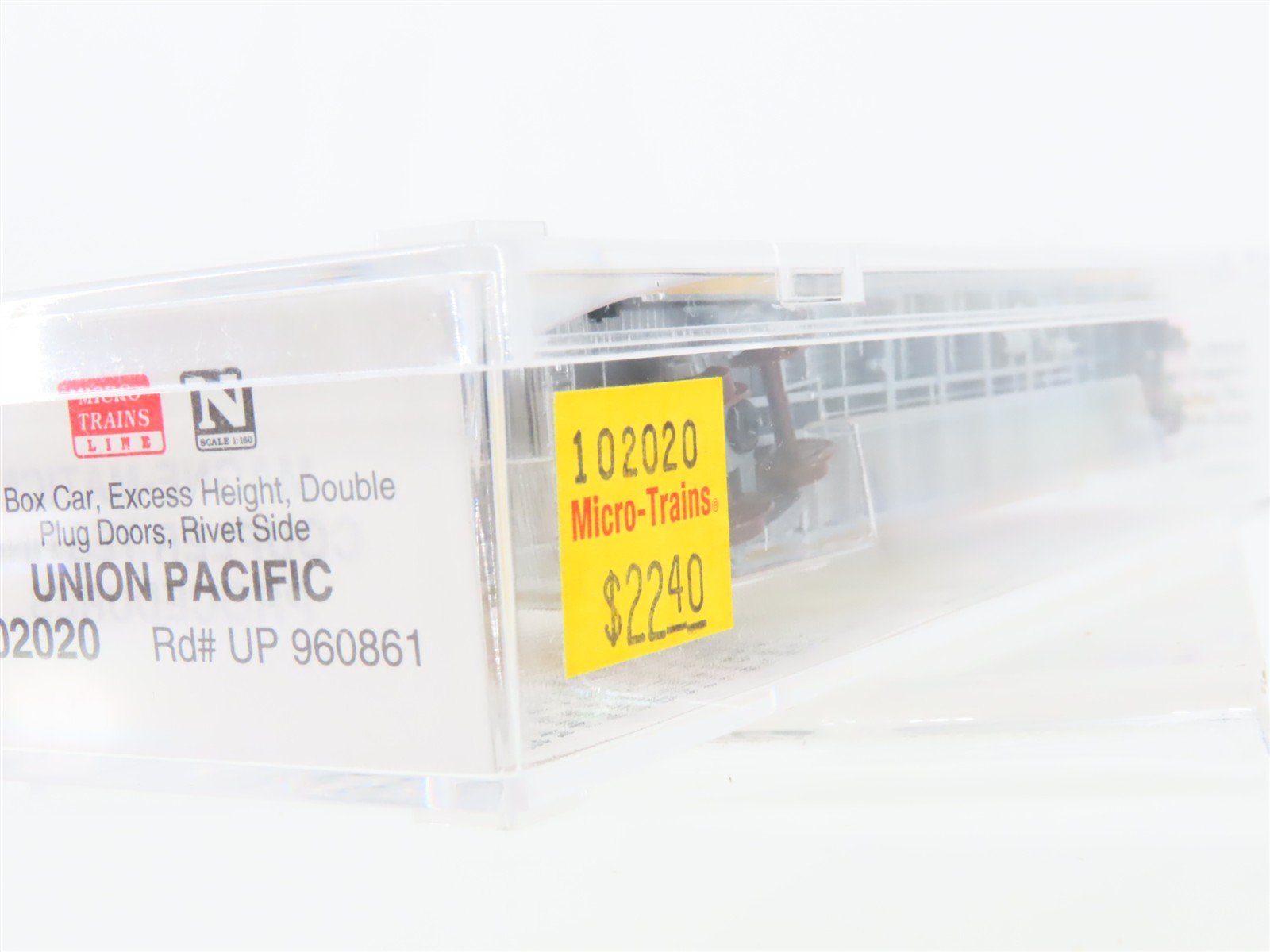 N Scale Micro-Trains MTL 102020 UP Union Pacific 60' Excess height Boxcar 960861