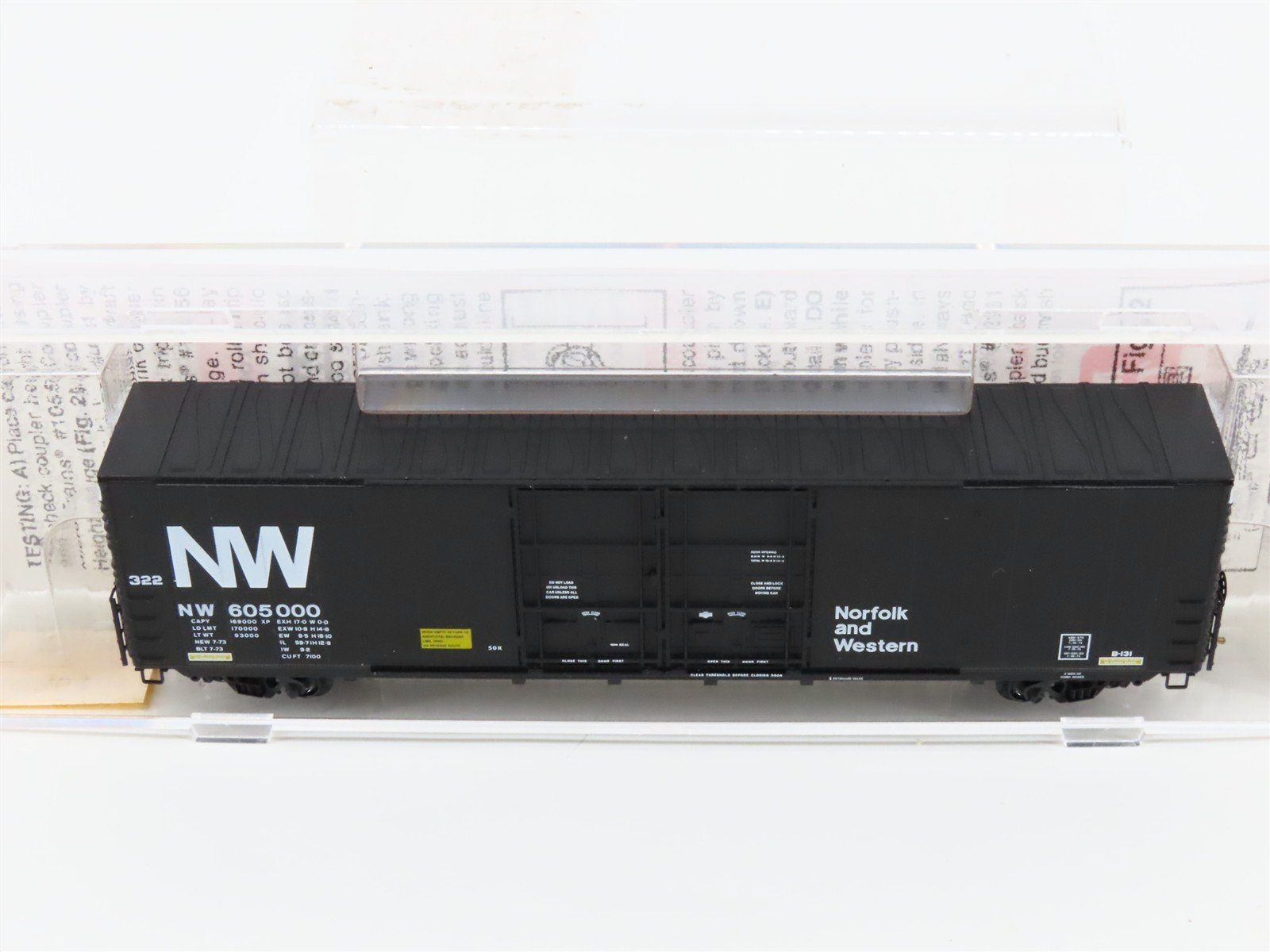 N Micro-Trains MTL 102040 NW Norfolk & Western 60' Excess Height Box Car #605000