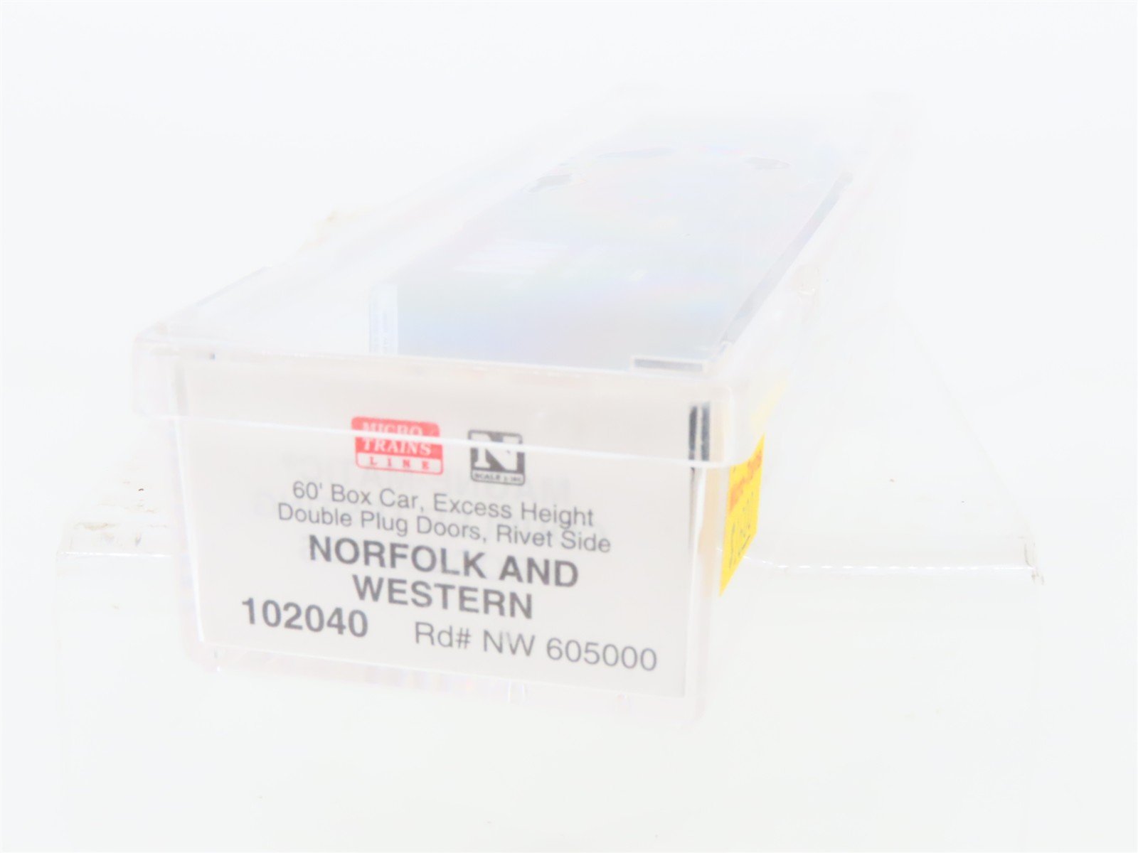 N Micro-Trains MTL 102040 NW Norfolk & Western 60' Excess Height Box Car #605000