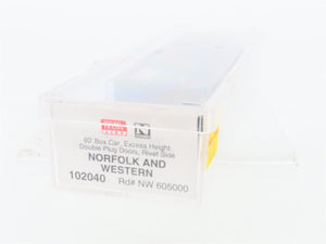 N Micro-Trains MTL 102040 NW Norfolk & Western 60' Excess Height Box Car #605000