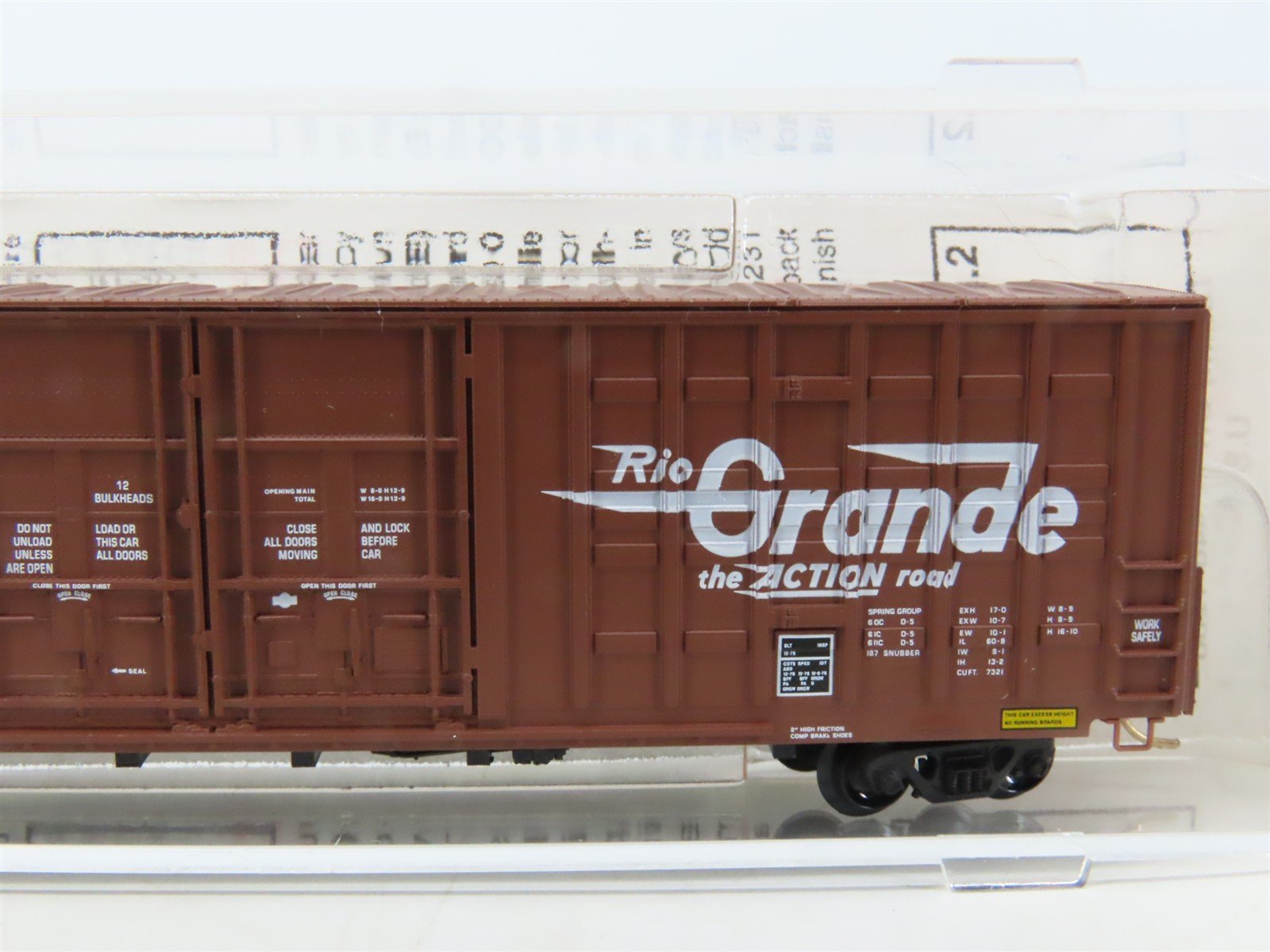N Scale Micro-Trains MTL 103010 D&RGW Rio Grande 60' Excess Height Boxcar #63892