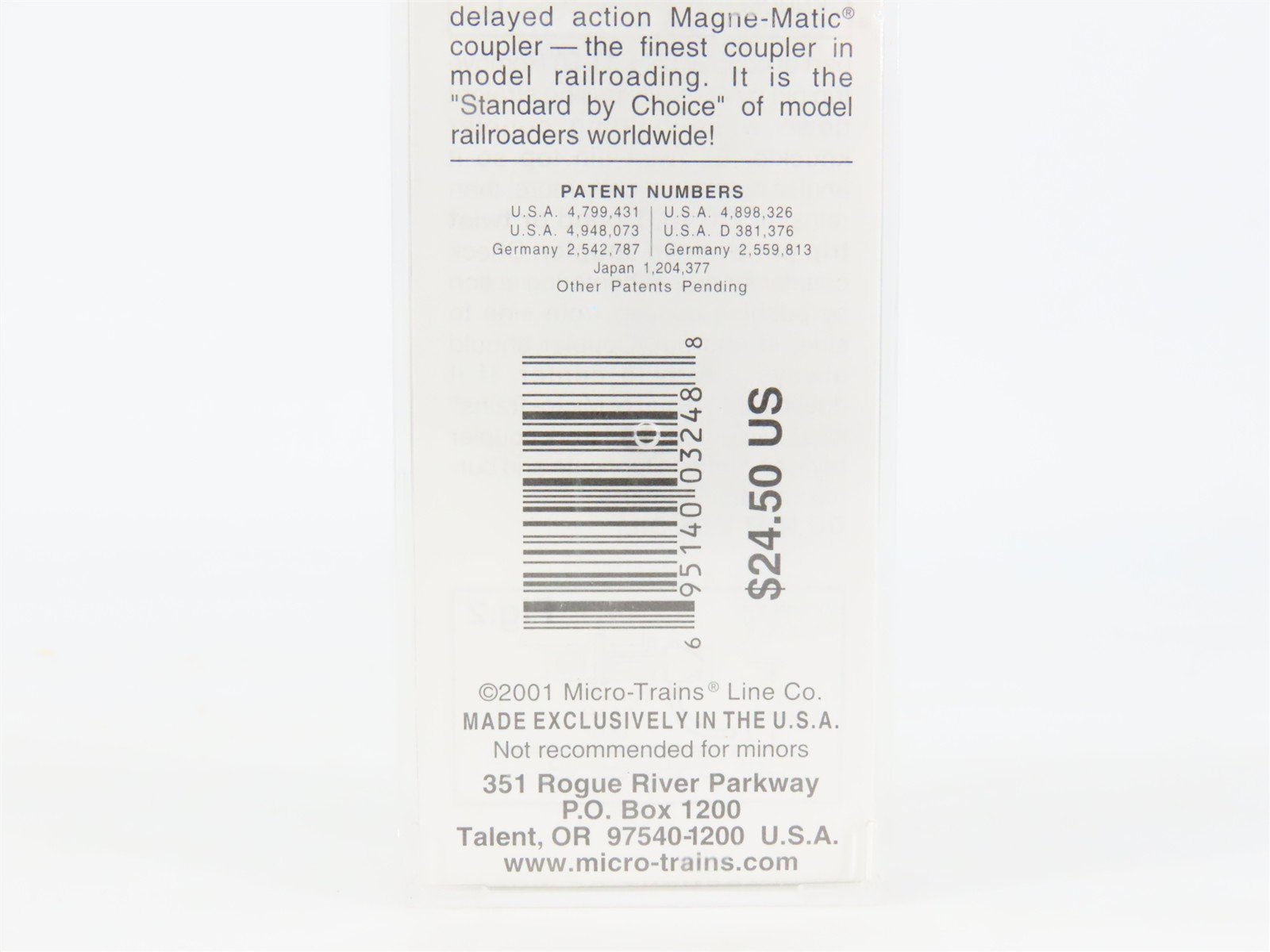 N Micro-Trains MTL 110030 SHPX MacIntyre Fuels General Service Tank Car #204027