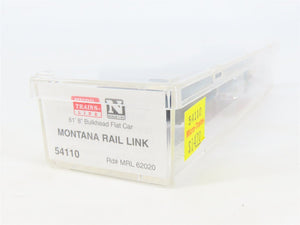 N Scale Micro-Trains MTL 54110 MRL Montana Rail Link Bulkhead Flat Car #62020