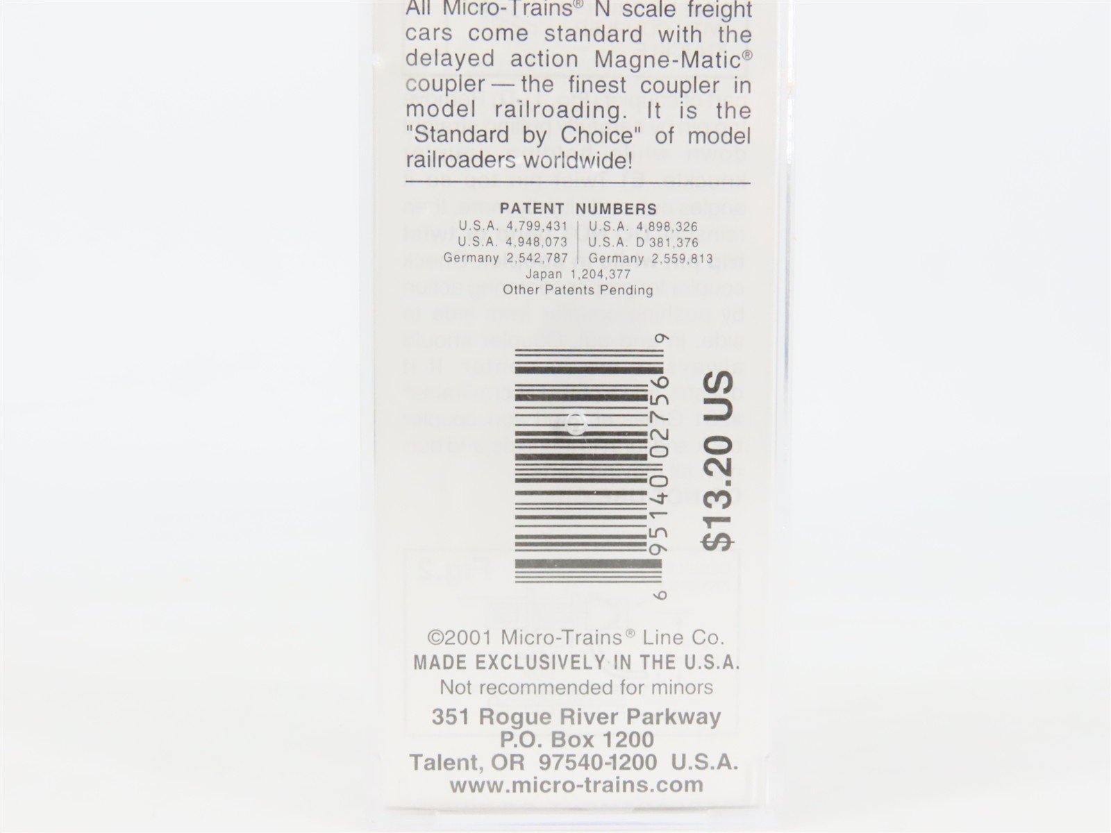 N Micro-Trains MTL 109020 NYC New York Central Depressed Center Flat Car #498996