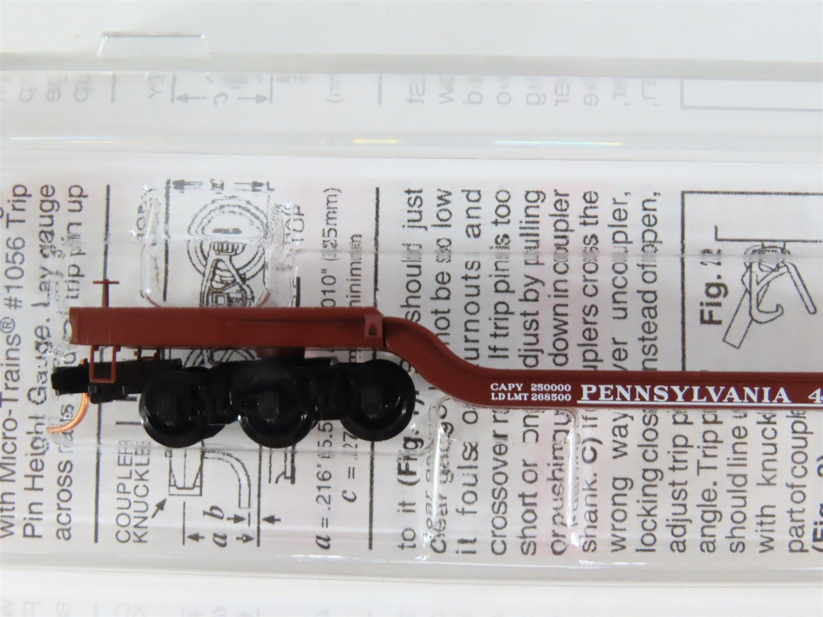 N Scale Micro-Trains MTL 109010 PRR Pennsylvania Depressed Center Flat Car 70011