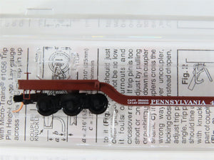 N Scale Micro-Trains MTL 109010 PRR Pennsylvania Depressed Center Flat Car 70011