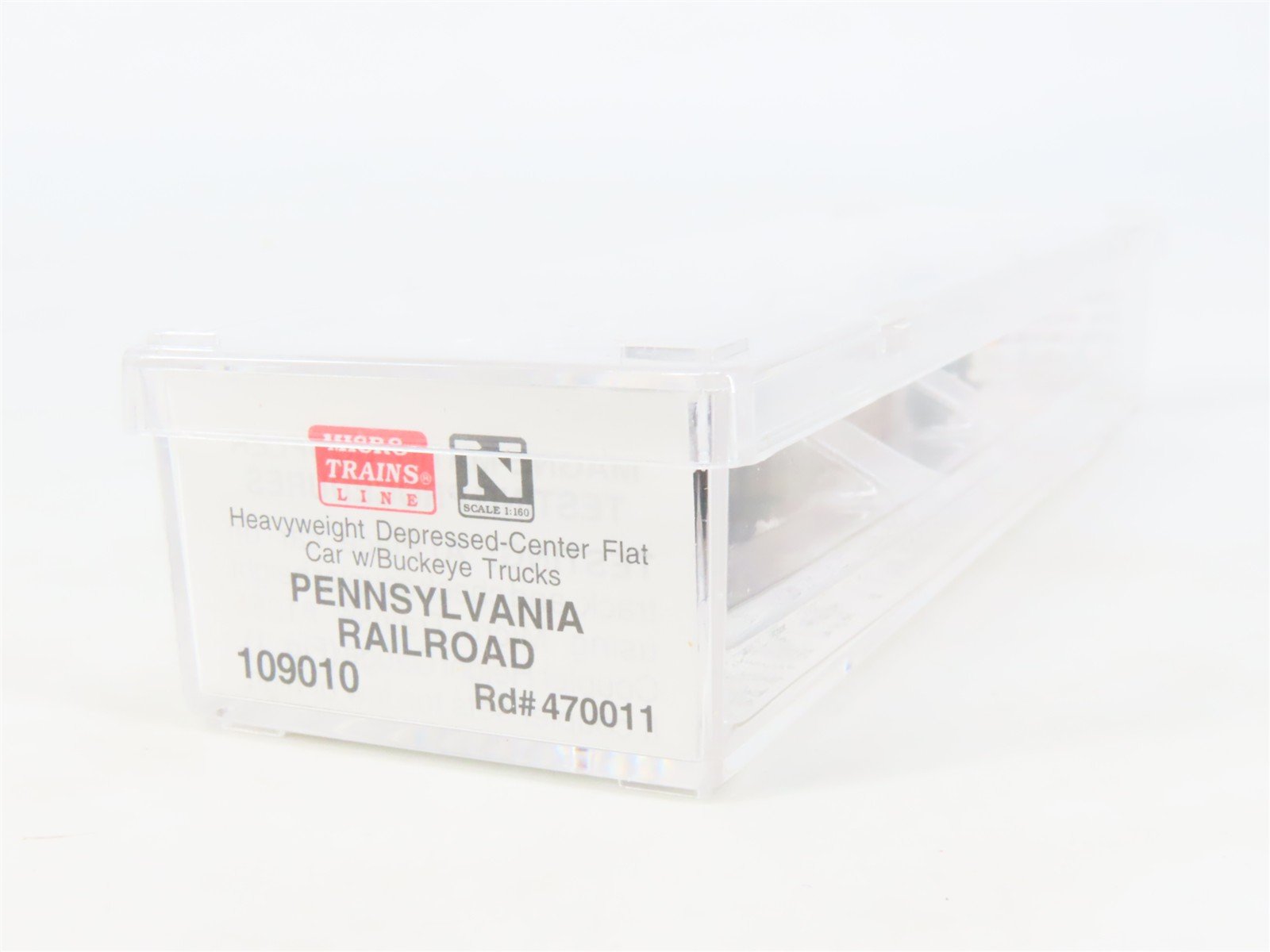 N Scale Micro-Trains MTL 109010 PRR Pennsylvania Depressed Center Flat Car 70011
