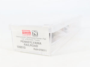 N Scale Micro-Trains MTL 109010 PRR Pennsylvania Depressed Center Flat Car 70011
