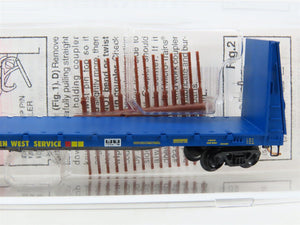 N Scale Micro-Trains MTL 54080 GVSR Golden West Service Bulkhead Flat Car 459003