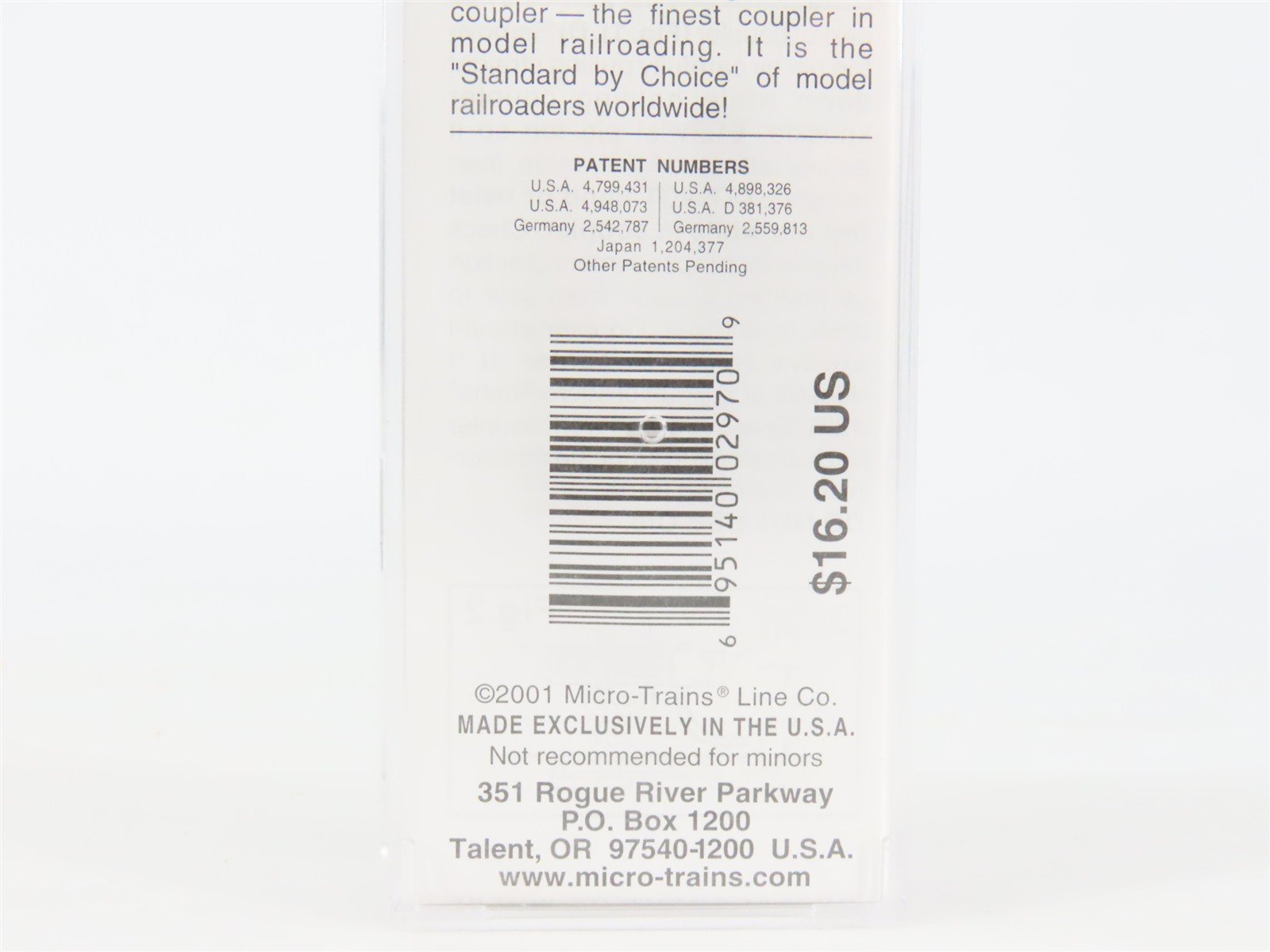 N Scale Micro-Trains MTL 54080 GVSR Golden West Service Bulkhead Flat Car 459003