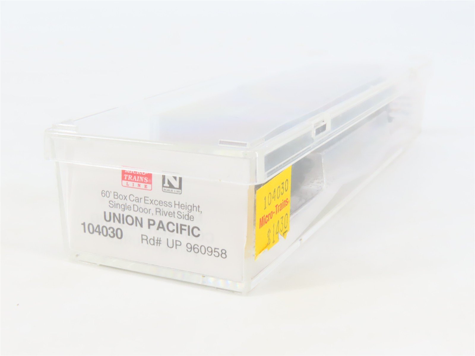 N Scale Micro-Trains MTL 104030 UP Union Pacific 60' Excess Height Boxcar 960958